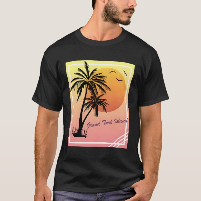 Grand Turk-ön T Shirt (Framsida)