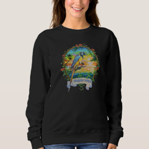 Grand Turk Turks & Caicos Vintage Tropical Parrot T Shirt