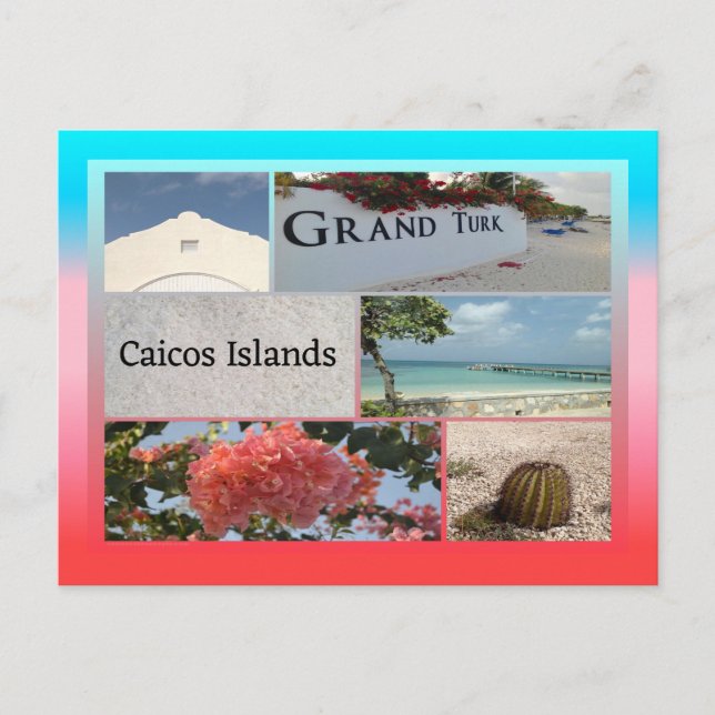 Grand Turks och Caicos Vykort (Framsida)