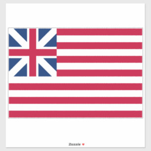 Grand Union, 1:a USA:s flagga av kolonier Klistermärken
