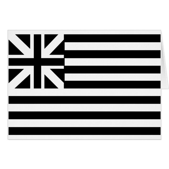 Grand Union Flag Hälsningskort (Framsidan Horizontal)