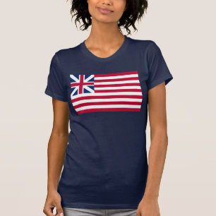 Grand Union, första USA flagga i Colonies T-Shirt