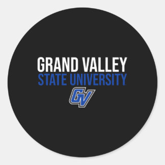 Grand Valley Gvsu Lakers Stacks Runt Klistermärke