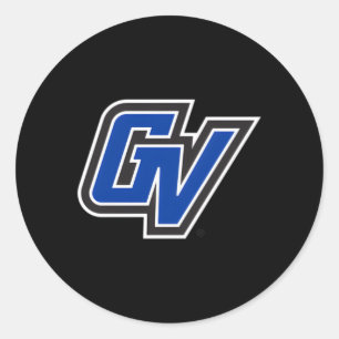 Grand Valley State Lakers Lämnat Chest Icon Runt Klistermärke