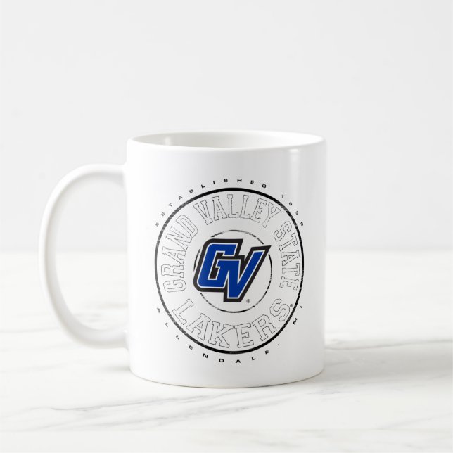 Grand Valley State Lakers Showtime Blue Kaffemugg (Vänster)