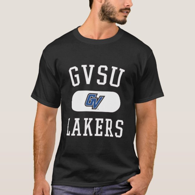 Grand Valley State Lakers Varsity Blue T Shirt (Framsida)