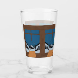 Grand Verre à Boissons Hivernal Boule à Neige Glaskopp