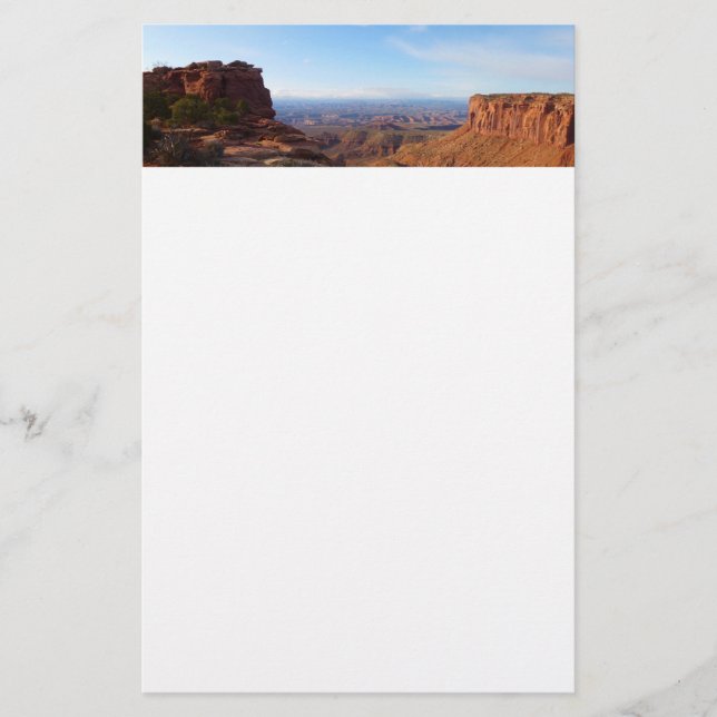 Grand View Point i Canyonlands National Park Brevpapper (Framsida)