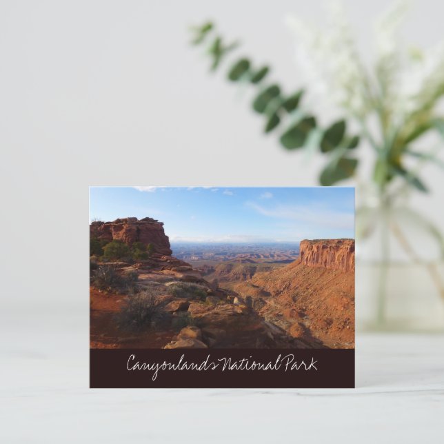 Grand View Point i Canyonlands National Park Vykort (Stående Fram)