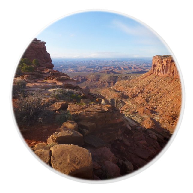 Grand View Point i Canyonlands nationalpark Knopp (Framsidan)