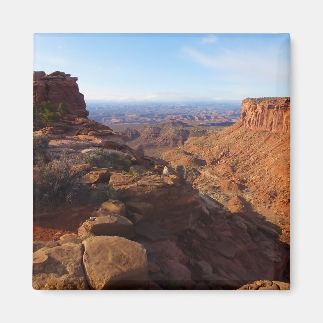Grand View Point i Canyonlands nationalpark Magnet (Framsidan)