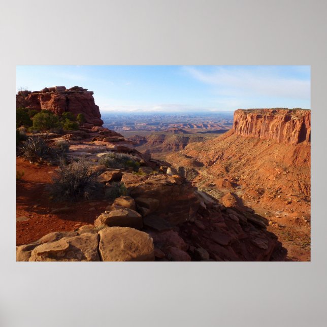 Grand View Point i Canyonlands nationalpark Poster (Framsidan)