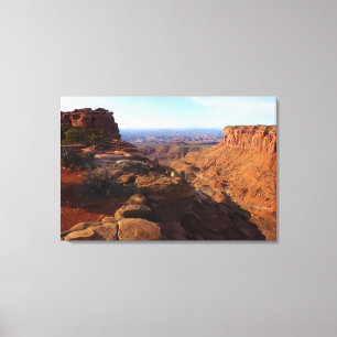 Grand View Point vid Canyonlands National Park Canvastryck