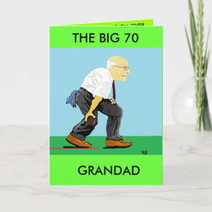 GRANDAD 70:E BIRTHDAY KORT