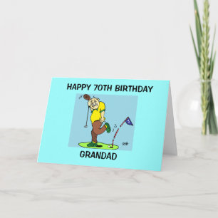 GRANDAD 70:E BIRTHDAY-KORT KORT