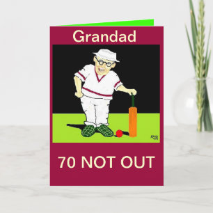 GRANDAD 70:E BIRTHDAY-KORT KORT
