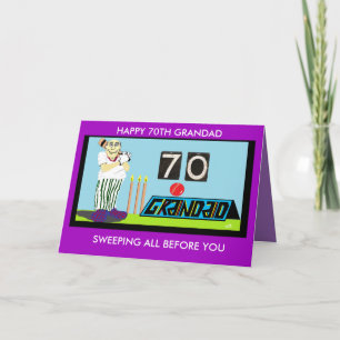 GRANDAD 70:E BIRTHDAY-KORT KORT