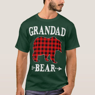 Grandad Bear jul jul Pajama Red Play Buffalo Fa T Shirt