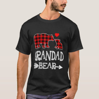 Grandad Bear jul jul Pajama Red Play Buffalo Fa T Shirt