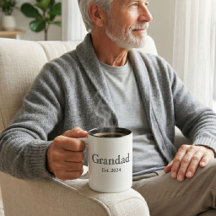 Grandad Established Black Bold Minimal 