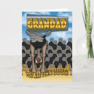 Grandad Fars dag-kort - du är 1 i 100000 Kort