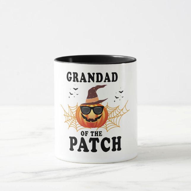 "Grandad Halloween Costume Mugg - Funny Pumpkin Fa (Center)