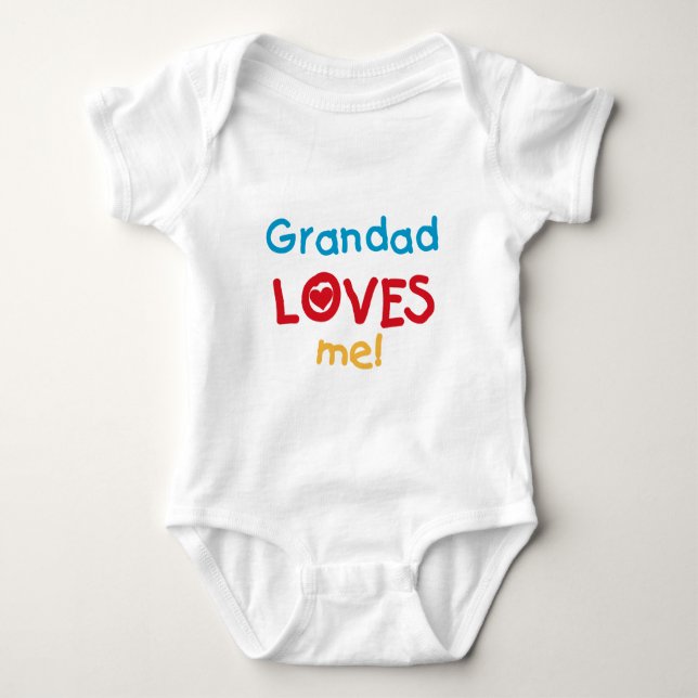 Grandad Kärlek Me T-shirts och gåvor (Framsida)