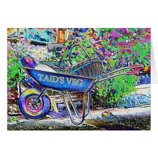 GRANDAD:S HEELBARROW HÄLSNINGSKORT (Framsidan Horizontal)