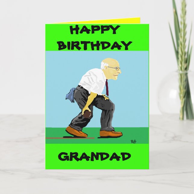 GRANDADFÖDELSEDAGKORT KORT (Framsida)
