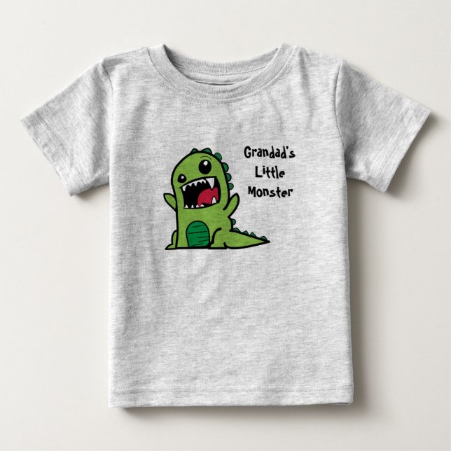 Grandads lite monster tee shirt (Framsida)