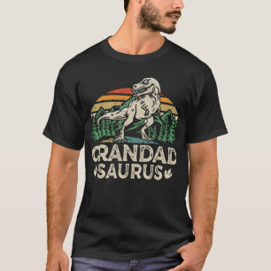 Grandadsaurus Dinosaur Farfar Pappadag T Shirt