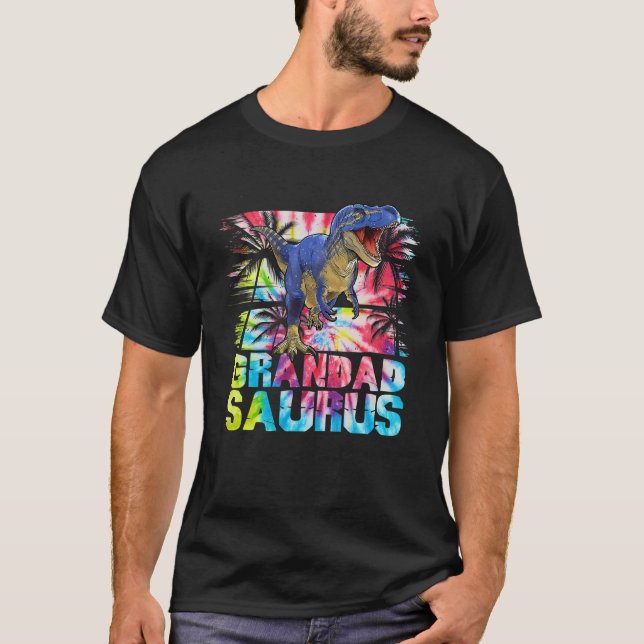 Grandadsaurus T Rex Dinosaur Grandadsaurus Matchin Shirt (Framsida)