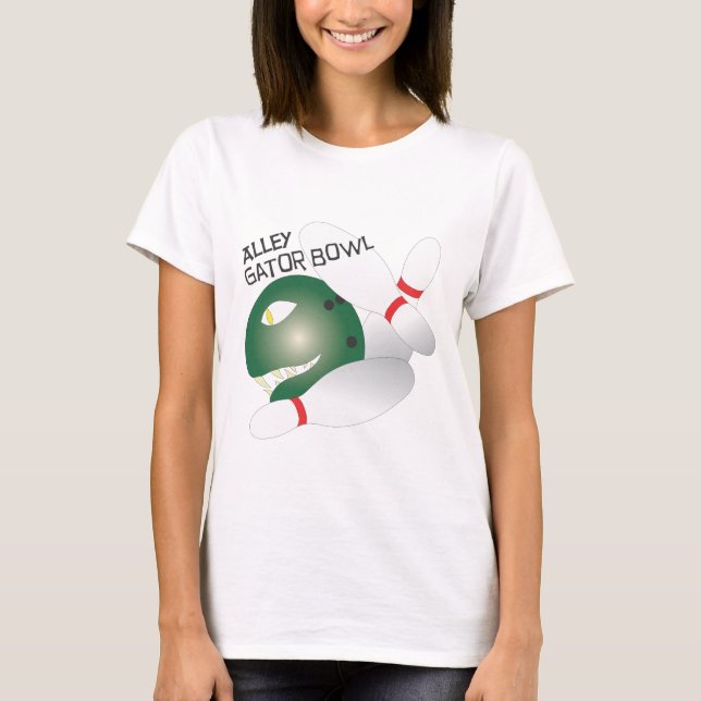 Grändalligator Bowl.ai T-shirt (Framsida)