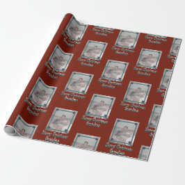 Grandchildren Photo God jul Grandma Red Presentpapper