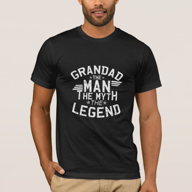 GrandDad manen mythen legenden T Shirt (Framsida)