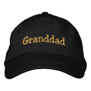 Granddad Personlig Embroized Baseball Cap Hat Broderad Keps