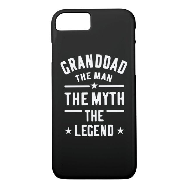 Granddad The Man Myth Legend Case-Mate iPhone Skal (Baksida)