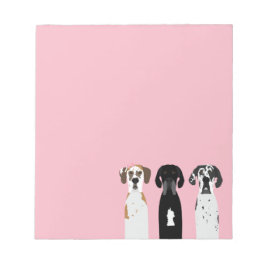 Granddanois hund anteckningsblock