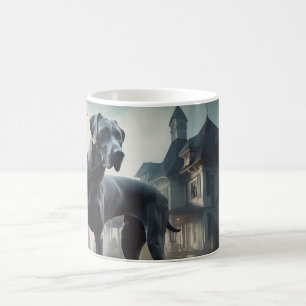Granddansk Halloween Skräckinjagande Kaffemugg