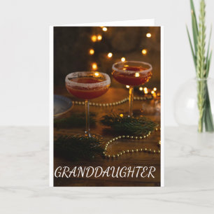 *GRANDDAUGHTER* A BEAUTIFUL CARD DECEMBER BIRTHDAY KORT