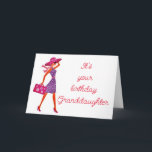**GRANDDAUGHTER** DU ÄR FANTASTISK/DIG SHINE! KORT<br><div class="desc">TACK FÖR ATT STOPPA MED 1 AV MIG 8 FÖRVARINGAR.</div>