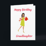 "GRANDDAUGHTER" GRATTIS PÅ FÖDELSEDAGEN-KORT KORT<br><div class="desc">SÄG TILL DIN ***GRANDDAUGHTER*** "MED DETTA KORT" ATT DU ÖNSKAR HENNE ETT "MYCKET GRATTIS PÅ FÖDELSEDAGEN" OCH DU **KÄRLEK** HENNE. TACK FÖR ATT JAG STOPPADE ETT AV MINA ÅTTA LAGER.</div>