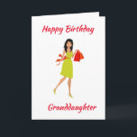 "GRANDDAUGHTER" GRATTIS PÅ FÖDELSEDAGEN-KORT KORT<br><div class="desc">SÄG TILL DIN ***GRANDDAUGHTER*** "MED DETTA KORT" ATT DU ÖNSKAR HENNE ETT "MYCKET GRATTIS PÅ FÖDELSEDAGEN" OCH DU **KÄRLEK** HENNE. TACK FÖR ATT JAG STOPPADE ETT AV MINA ÅTTA LAGER.</div>