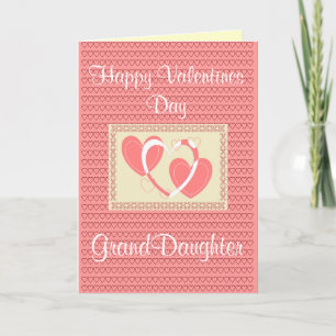 GRANDDAUGHTER VALENTINES DAY CARD HELGKORT