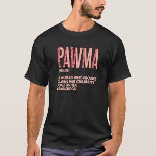 Granddog Best Hund Grandma Pawma 4 T Shirt