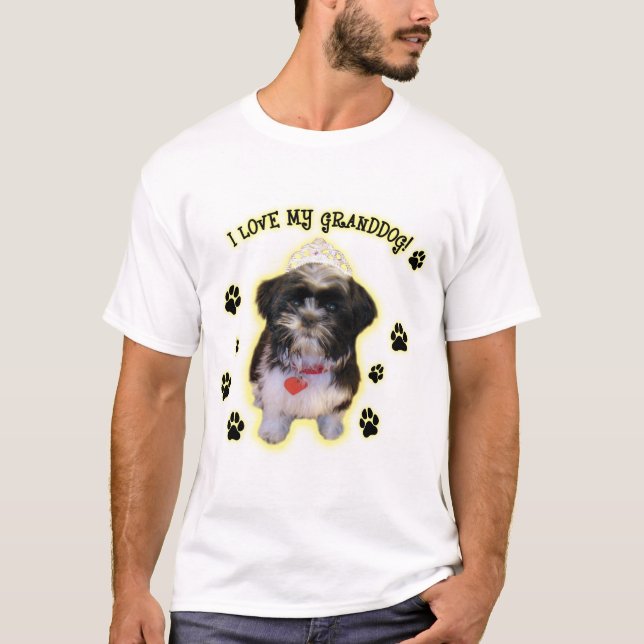 Granddog skjorta t-shirt (Framsida)