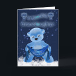 Granddotter 1st Hanukkah Card Helgkort<br><div class="desc">Granddotter 1st Hanukkah Card</div>
