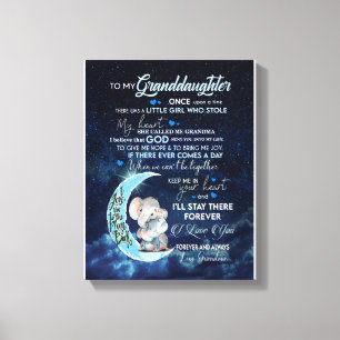 Granddotter Älskare   Brev till min mordotter Canvastryck