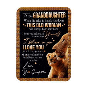 Granddotter Älskare Brev till min mordotter Magnet