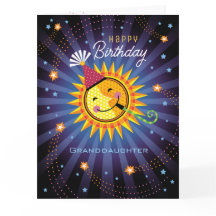 Granddotter Cute Birthday Card